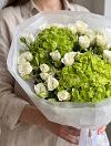 Lime & Snow Posy  photo 1