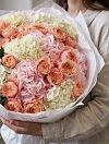Bouquet Coral Hydrangea Kiss photo 1