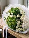 Lime & Snow Posy  photo 2
